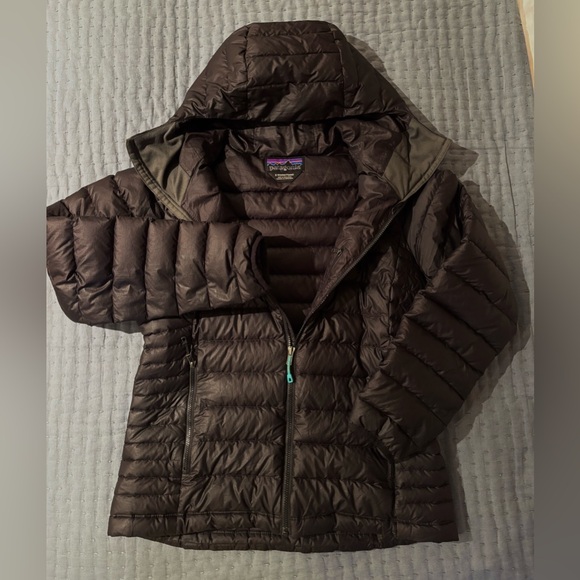 Patagonia Down Sweater Hoody - Black, Size Small - Picture 1 of 3